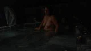 Deep Fucking BBW Milf in Hot Tub pt. 1 - Multiple Body Rocking Orgasms