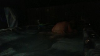Deep Fucking BBW Milf in Hot Tub pt. 1 - Multiple Body Rocking Orgasms