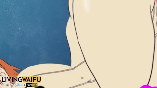 NAMI - ONE PIECE 2D Real world Anime Part 1 Big Japanese Ass Booty Masturbation Cosplay Hentai neko