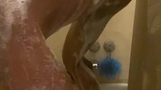 My first shower 🚿 video solo