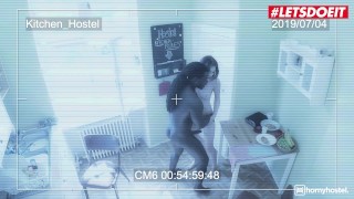 HORNYHOSTEL - RUSSIAN GIRLFRIEND ALYA STARK CHEATS WITH A HUGE BLACK COCK FULL SCENE