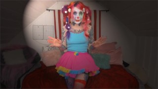 Clown Girl Grows Futa Dick on Stage Pies Face and Jerks Off WAM PREVIEW!! MESSAGE FOR FULL!