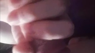 My cute pet pleasure me under the table by sucking my big cock and getting wet when I cum in mouth