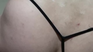 Toilet dildo ride (I need better toys) 