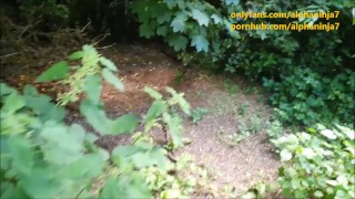 Period Sex in the Public Park, I Clean Him Up Afterwards