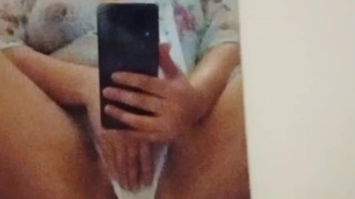 Panting out of breath while I make myself cum