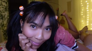 Cute Asian With Big Booty Gets Drilled