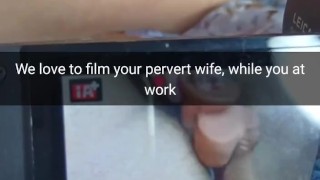 We film some bareback home porn with your wife, when you all day on work hubby! -Cuckold Snapchat