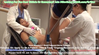 CLOV Sexy Ebony Teen Jackie Banes Signs Up 4 Extensive Orgasm Research By Doctor Tampa Nurse Rose