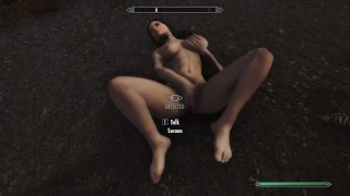 Skyrim - Serana Pussy Rubbing and Fingering