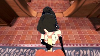Kyouko Fujibayashi gets POV fucked in lingerie - The Irregular at Magic High School Hentai.