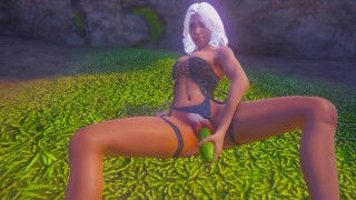 Milf belge chaude jouant avec un jouet [cheveux gris]