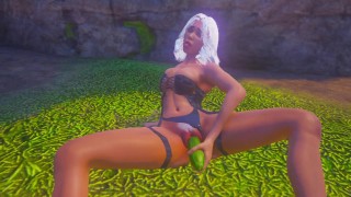 Milf belge chaude jouant avec un jouet [cheveux gris]