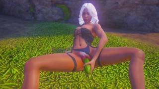 Milf belge chaude jouant avec un jouet [cheveux gris]