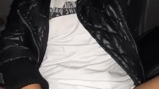 Orgasm in the car