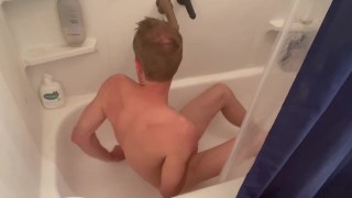 Long Shower Scene