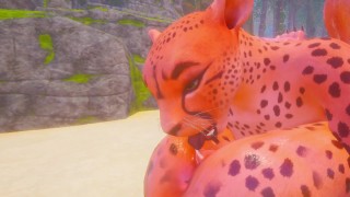 Фурри куни сама себе [yiff party]