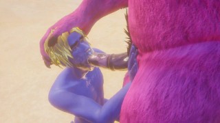 Furry twink deepthroat cock [yiff party]