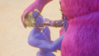 Furry twink deepthroat cock [yiff party]