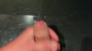 [SPUNKYBRITLAD] COCK JUICE FLOWS BEFORE CUMMING AND SPRAYING