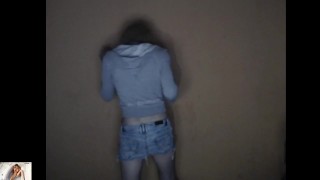 skinny Hardstyle tgirl dances on project estrogen