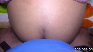 Unsatisfied wife asks for double penetration, husband uses double dildo