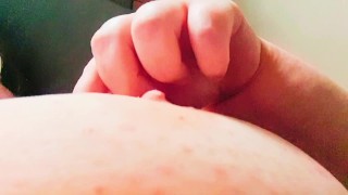Slow-mo nipple play