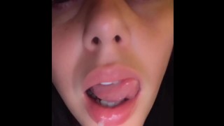 Wanna drink some pretty girl spit?