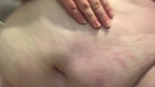 playing with chub in the bathroom