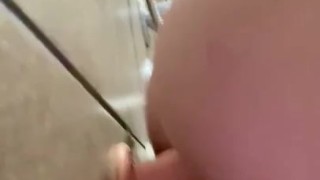 Post-Workout Gym Shower Scene