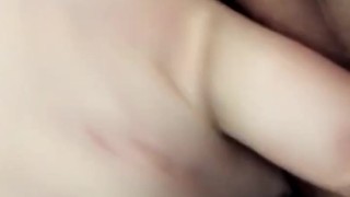 Fingering my wet pussy at work