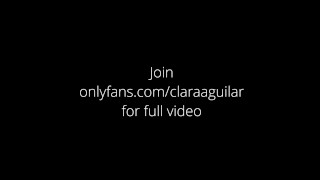 Clara Aguilar Enjoying Herself 