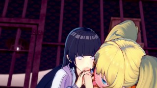 Hinata and Naruko in marriage duty! (REQUEST) (3DHentai) (Naruto) 