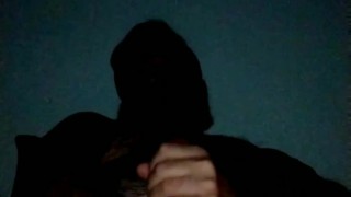Cumming in the dark and fingering my ass