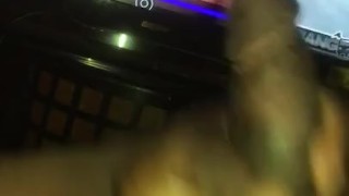 Beating my dick at home