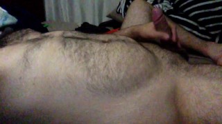 just me jerking my cock