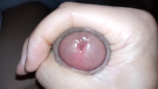 Extreme close up jerk off.
