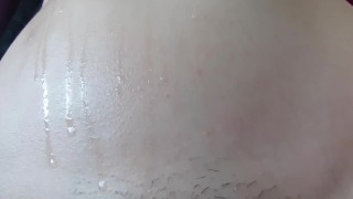 Sweat after workout on my abdominals and pubic hairs