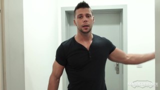 My Gorgeous Neighbor Comes Over To Stoke His Massive Cock - Maskurbate