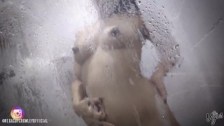Shower tease from Venezuelan hottie Selena Vega @vegasofcrowley