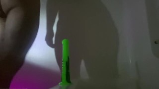 12inch Dildo for Fem Otter Before Bath