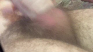 Spit on my cock and showing ass hole.