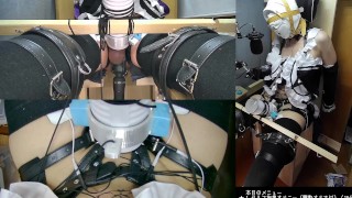 遠隔操作オナホとアナルプラグと電マを装着して最後に射精させられる動画[メスイキ][lovense orgasm][女装][自縛][2021-06-29]