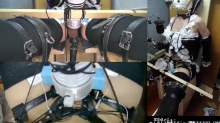 遠隔操作オナホとアナルプラグと電マを装着して最後に射精させられる動画[メスイキ][lovense orgasm][女装][自縛][2021-06-29]
