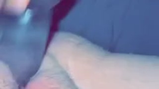 toying my hairy teen pussy
