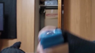 Fleshlight fun with cumshot uwu