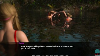 Swimming with three gorgeous sexy babes • DUSKLIGHT MANOR #119