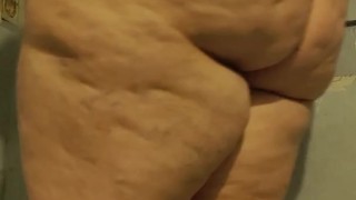 Showing my ass close up
