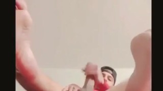 Jerking off in the morning