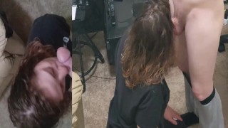 Gentle Cock Blowjob after College Study Party - Heather Kane